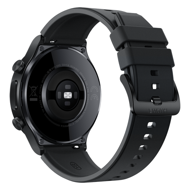 HUAWEI WATCH GT 2 Pro ECG款 曜石黑（46mm）华为智能手表 心电图监测 蓝宝石镜面 钛合金表体