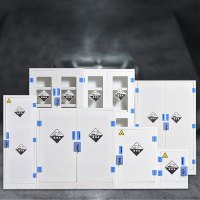尔迈PP药品柜 耐腐蚀性化学品安全柜 强酸强碱化学品仪器柜 1800*900*450mm