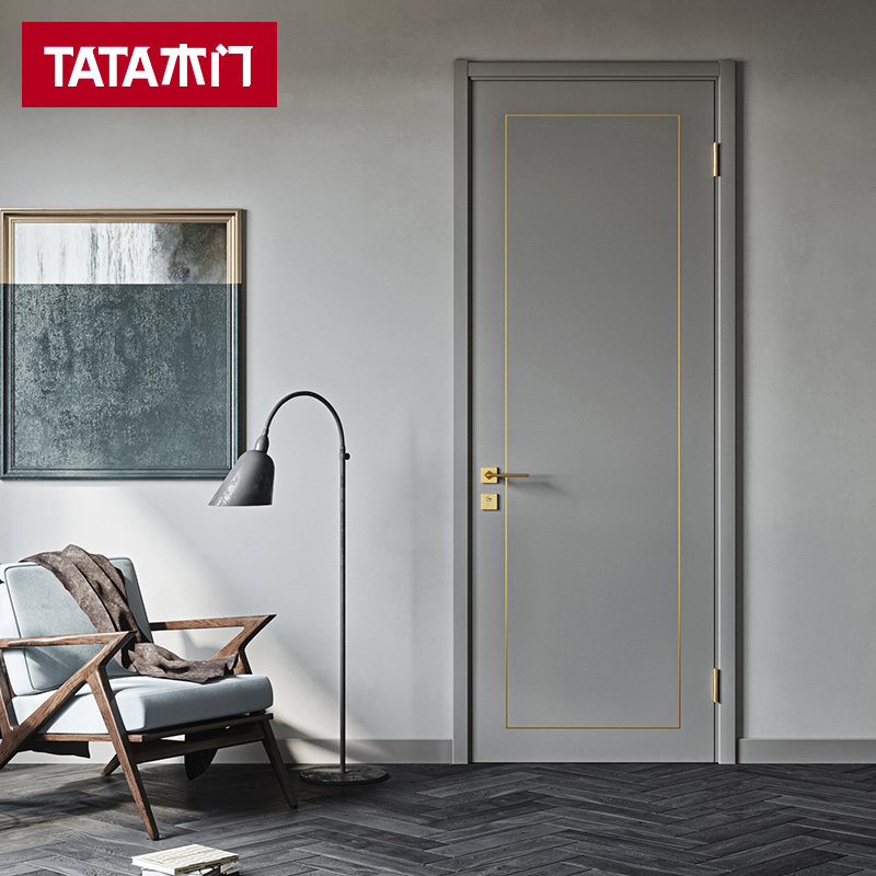 tata木门 简欧定制实木复合木门室内门卧室门房门全屋定制zx046