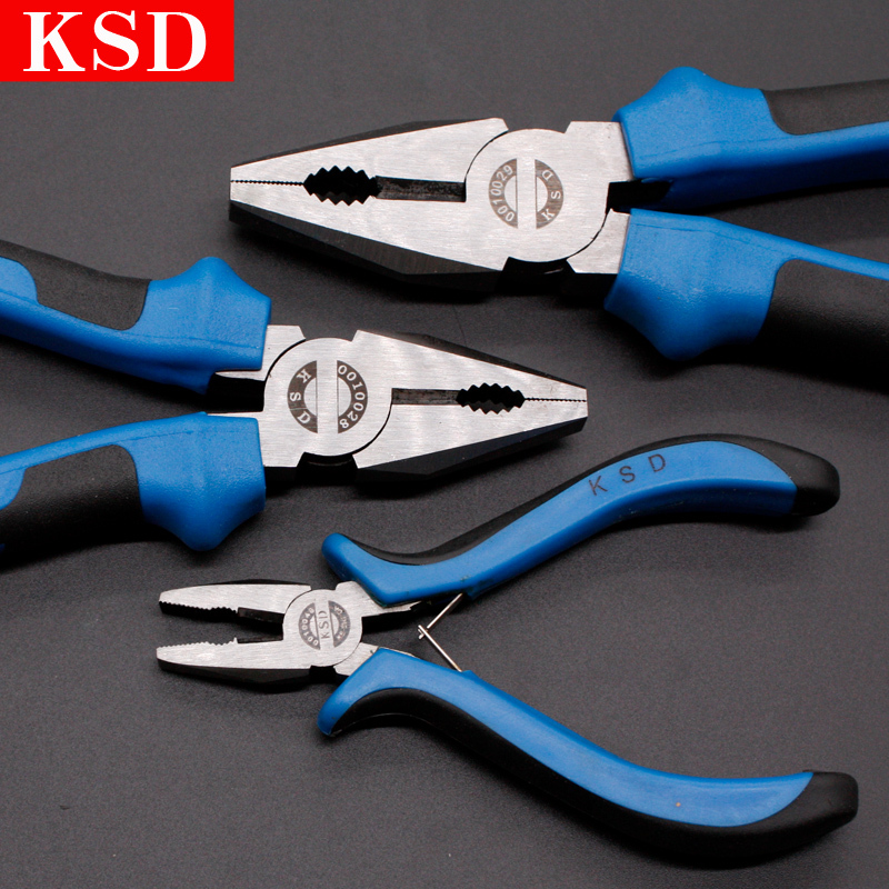 KSD钢丝钳多功能万用家用工业级老虎钳8寸