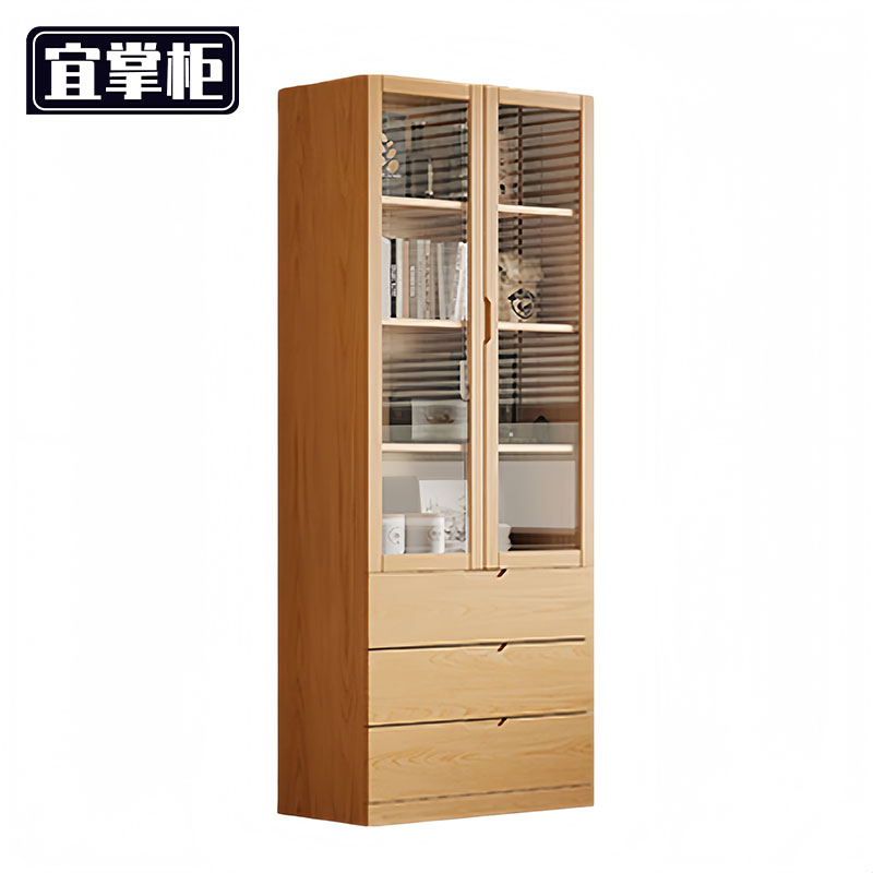 宜掌 柜 木质书 柜高清大图