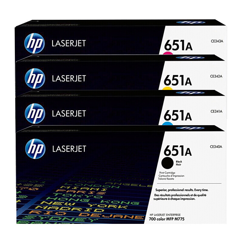 惠普(HP)CE342A 651A黄色硒鼓(适用Enterprise 700 color MFP M775dn/f/z)高清大图