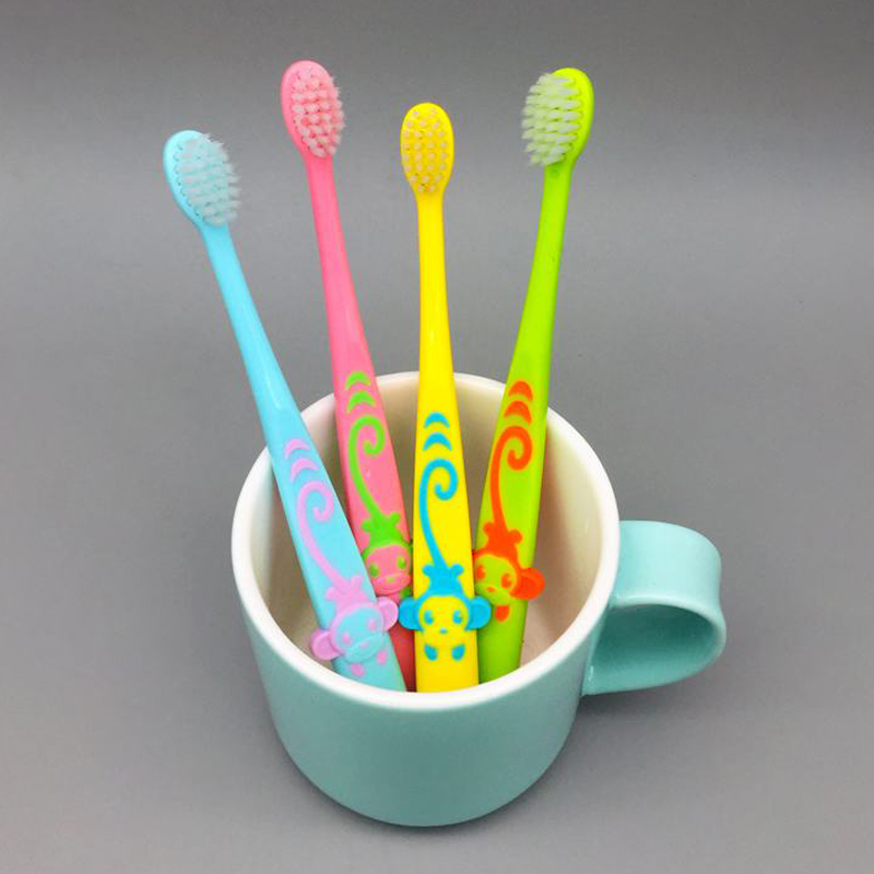 2支送玩具姚记儿童牙刷夏日大耳猴让小朋友爱上刷牙适合312岁儿童用