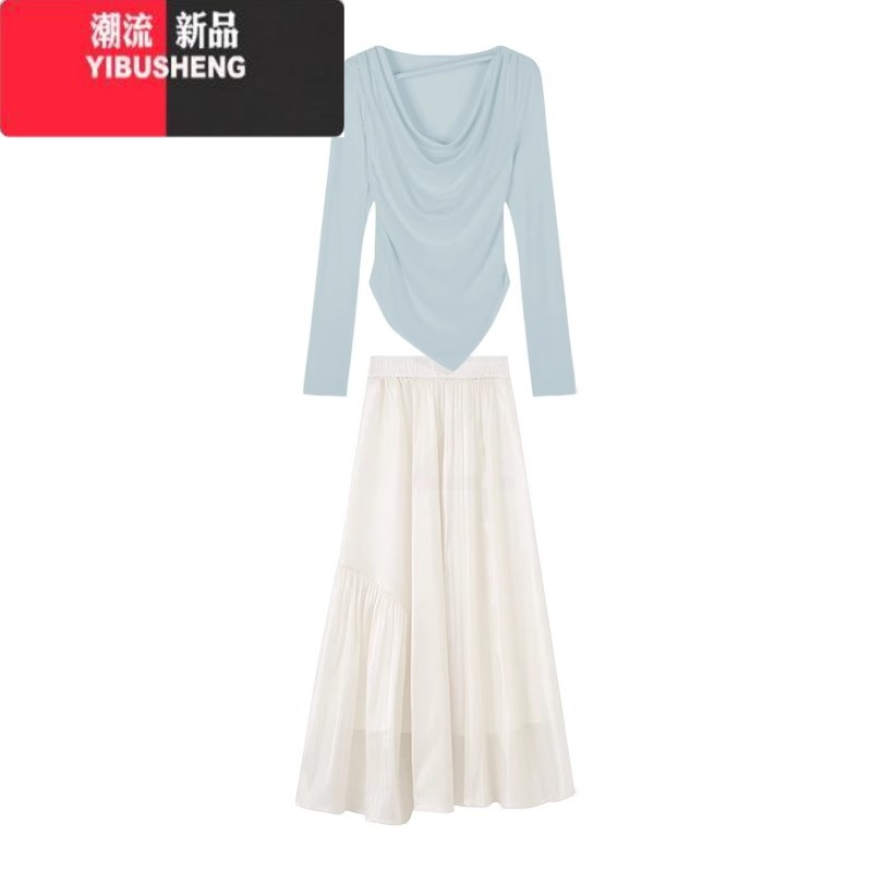YIBUSHENG2024新款春小个子温柔风设计感初恋清纯奶甜连衣裙子两新NEI高清大图