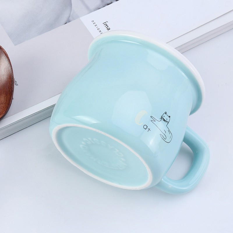 贝瑟斯 陶瓷马克杯喝水杯子牛奶杯咖啡杯早餐杯情侣杯