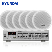 现代（HYUNDAI）D30 吸顶音响喇叭音箱套装 天花音响设备 吊顶喇叭公共广播系统家用音响 AV功放