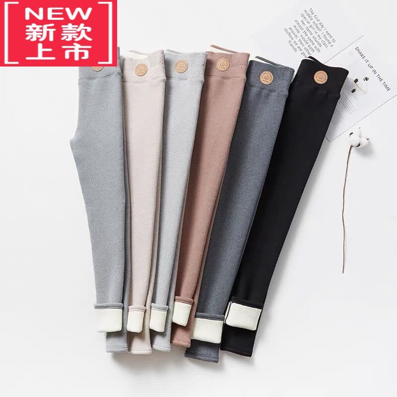 可莉允Next Adela女童打底裤秋冬外穿儿童冬加绒保暖裤宝宝一体绒棉裤子图片