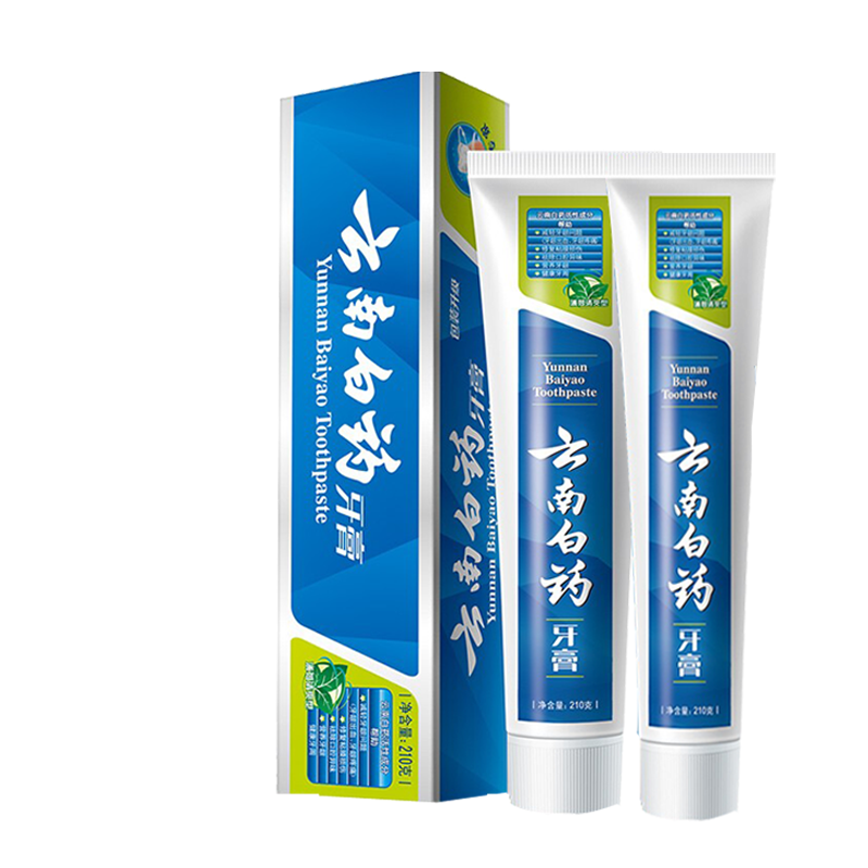 云南白药牙膏薄荷香清爽型230g大容量