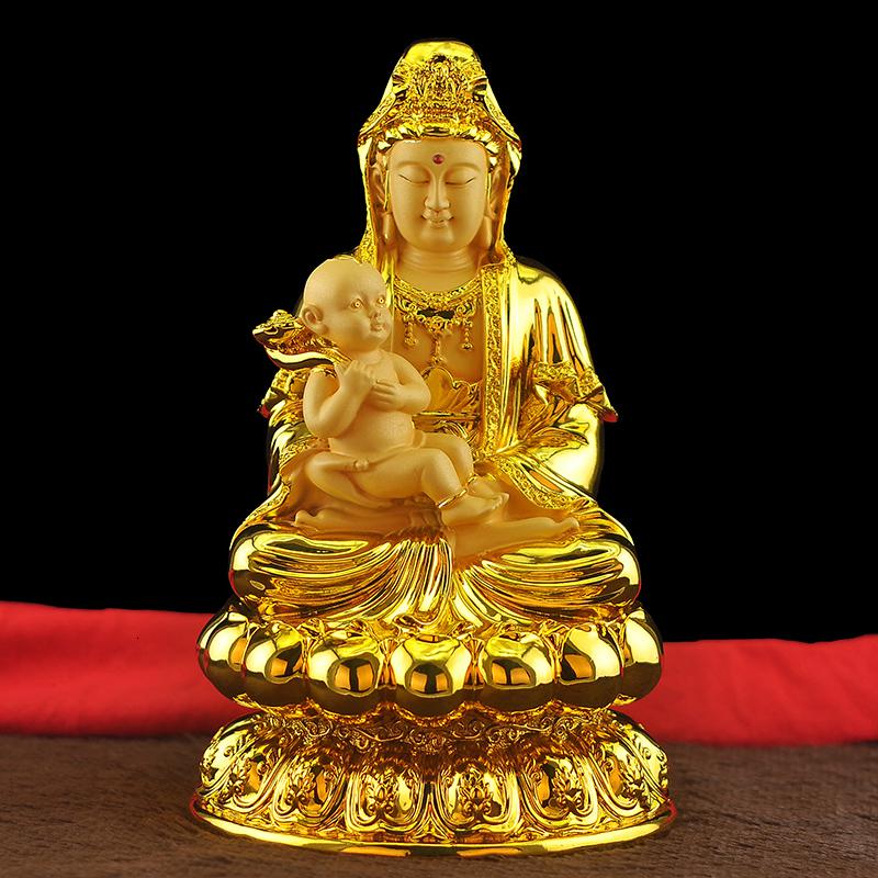 美帮汇观音菩萨佛像摆件家用供奉居家海观世音娘娘高清大图