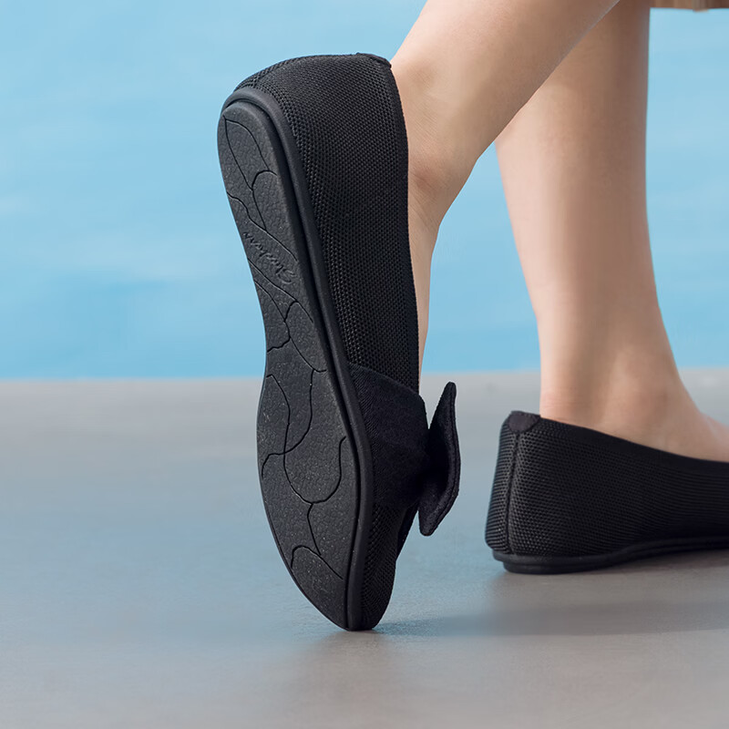 斯凯奇（Skechers）女鞋新款运动鞋潮流时尚健步鞋轻便耐磨透气舒适休闲鞋159498-BLK ZP高清大图
