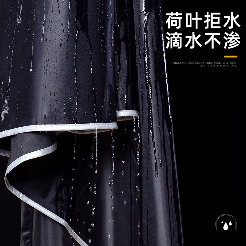 正雨雨衣电动车摩托电瓶车单双人男女加厚长款全身防暴雨专用雨披高清大图