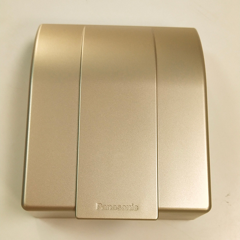 Panasonic松下开关插座86型墙壁开关插座面板雅白通用防溅盒防水盒盖板WZD8991/WBC8981 金色铭典防水盒WZE8991Y 防水盒