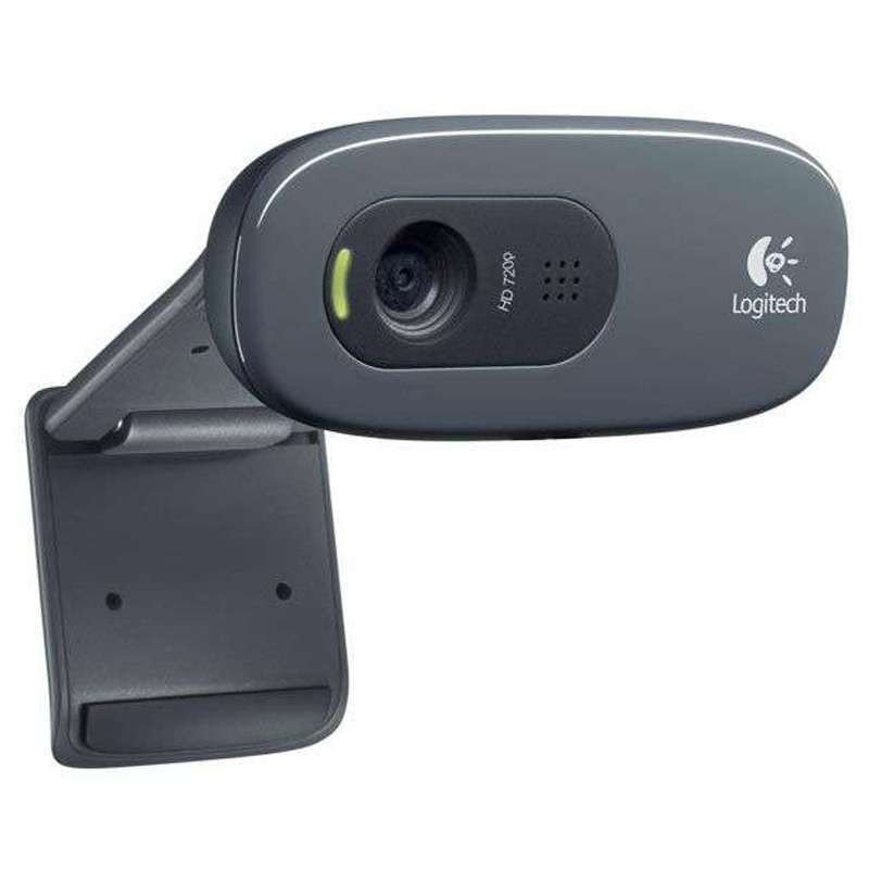 罗技(Logitech)C270网络摄像头 视频聊天游戏直播带麦克风台式机电脑普通摄像头 黑色智能摄像机 监控摄像头高清大图