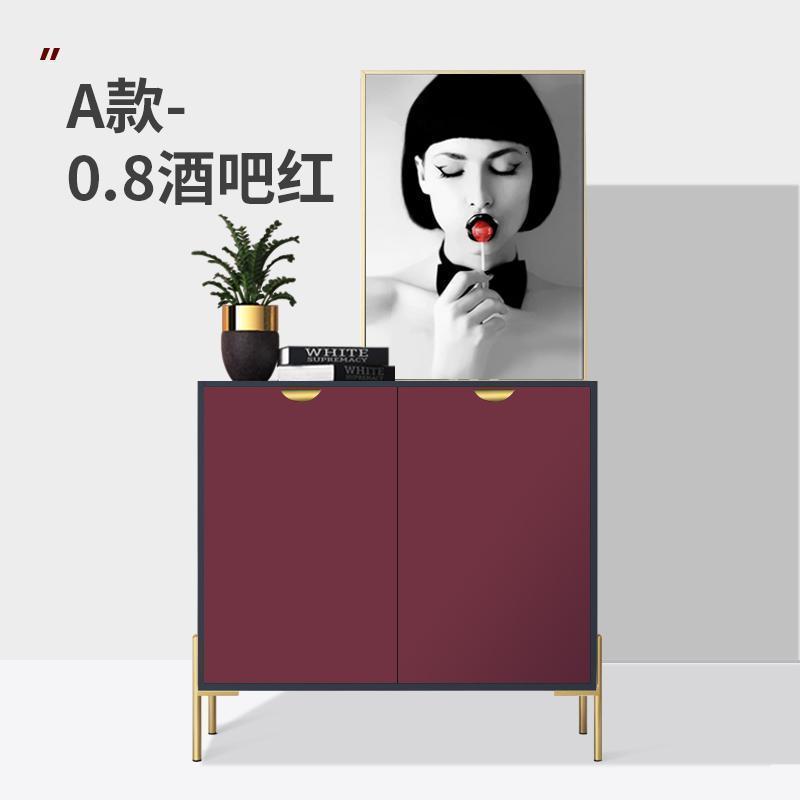 森美人轻奢鞋柜家用口大容量窄简约现代厅柜入户进实木北欧玄关柜高清大图