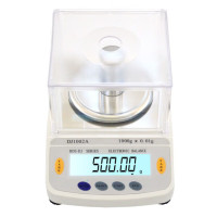 迪衡 高精度电子天平精准千分之一黄金珠宝秤实验室电子称;DJ300g/0.01g
