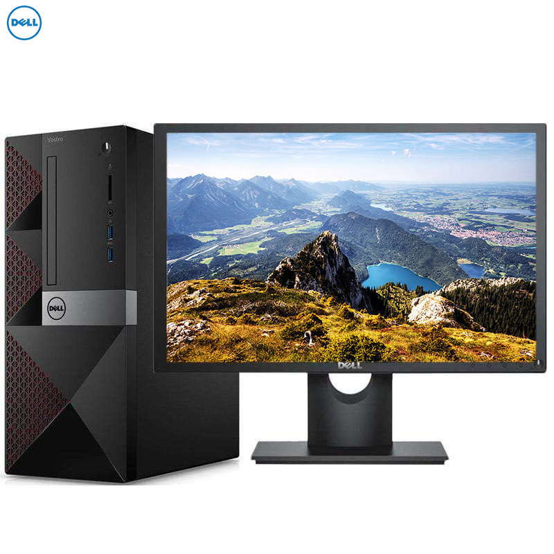 戴尔(DELL)成就3668 台式电脑 19.5英寸屏(I3-7100 4G 1T WiFi 蓝牙 3年上门)