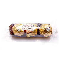 中粮我买网 FERRERO ROCHER费列罗 榛果威化 巧克力3粒 37.5g(意大利进口 袋)