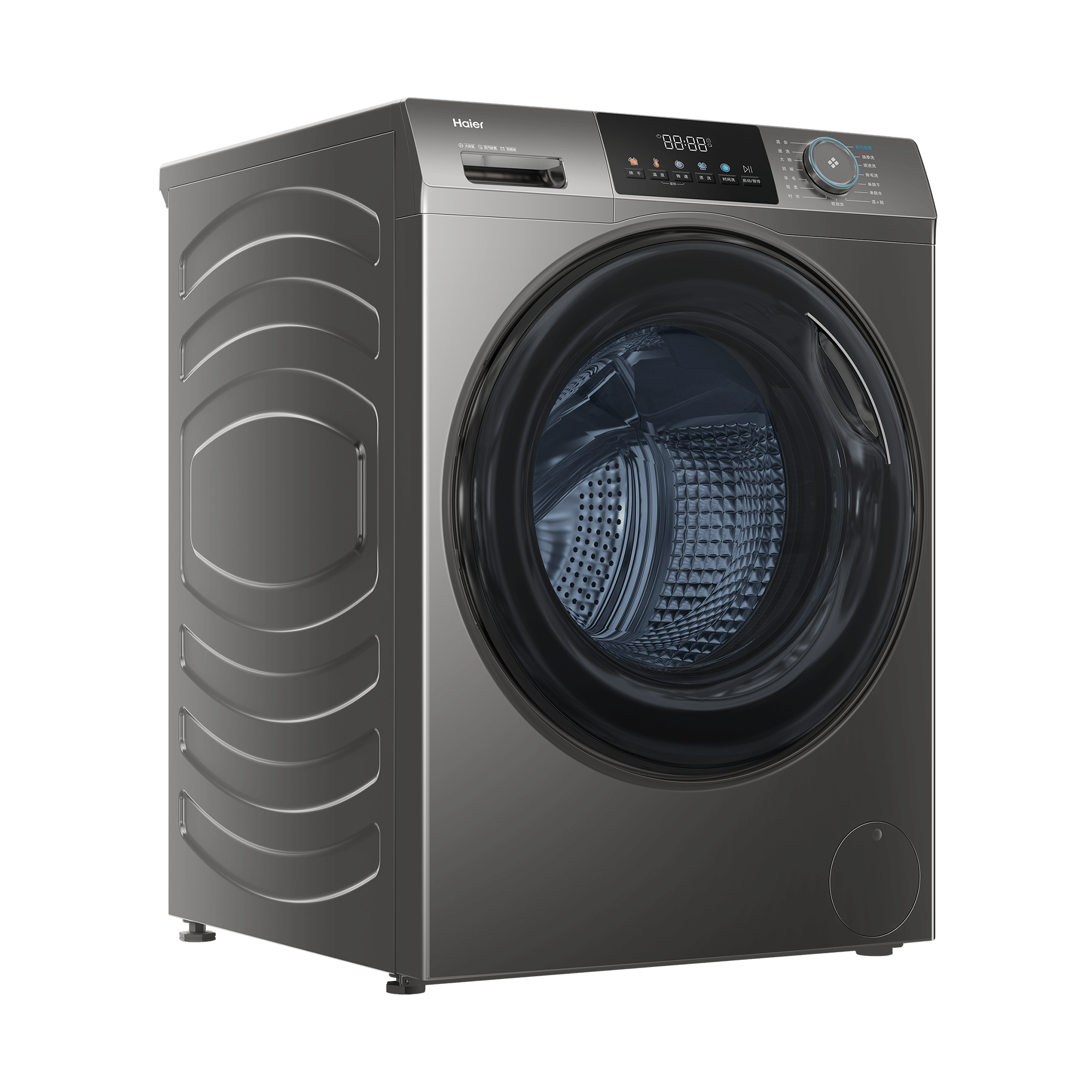 海尔滚筒洗衣机 洗干一体机XQG120-HL50DS高清大图