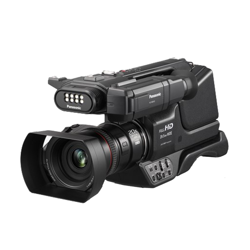 松下(Panasonic)HC-MDH3GK 肩扛高清摄像机 内置LED视频灯(300lux)低光拍摄(1.2lux)