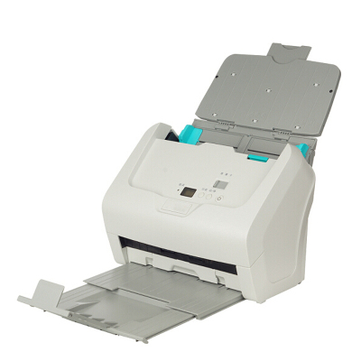 FOUNDER S7160扫描仪A4高速双面自动进纸CCD 馈纸式扫描仪 白色
