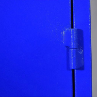 珩逸工具柜加厚铁皮储物柜工厂车间用带抽屉汽修多功能收纳柜通门无网柜蓝色