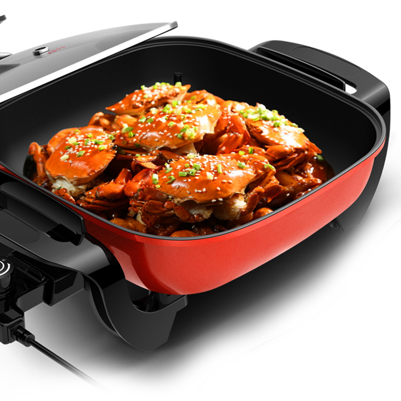 奥克斯 5L 机械式 温度调节功能 电火锅