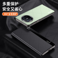 可波 适用于华为matex5素皮原装翻盖全包智能皮套matex3高级创意网红简约个性皮套
