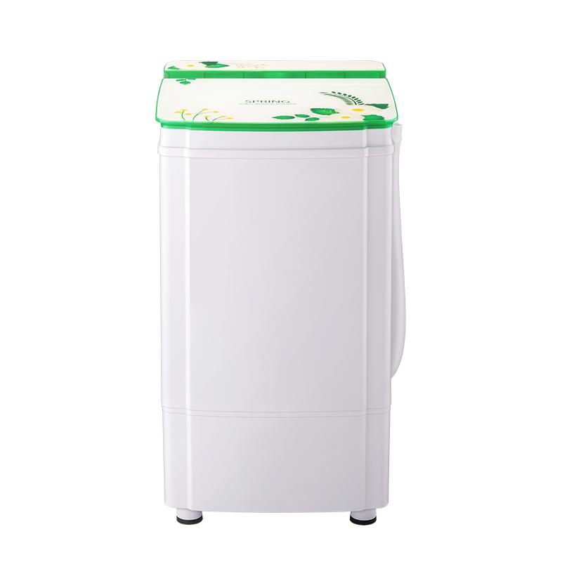 小鸭 2.5公斤 XPB25-1603E 粉红色 迷你洗衣机 小单筒半自动宝宝婴儿童洗沥一体