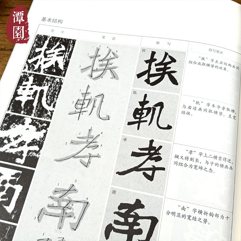 [正版]张猛龙碑帖 新书谱中国书法基础教程 北魏碑毛笔字帖 张猛龙原碑帖技法精讲 书法集字高清放大旁注章法结构楷书入门