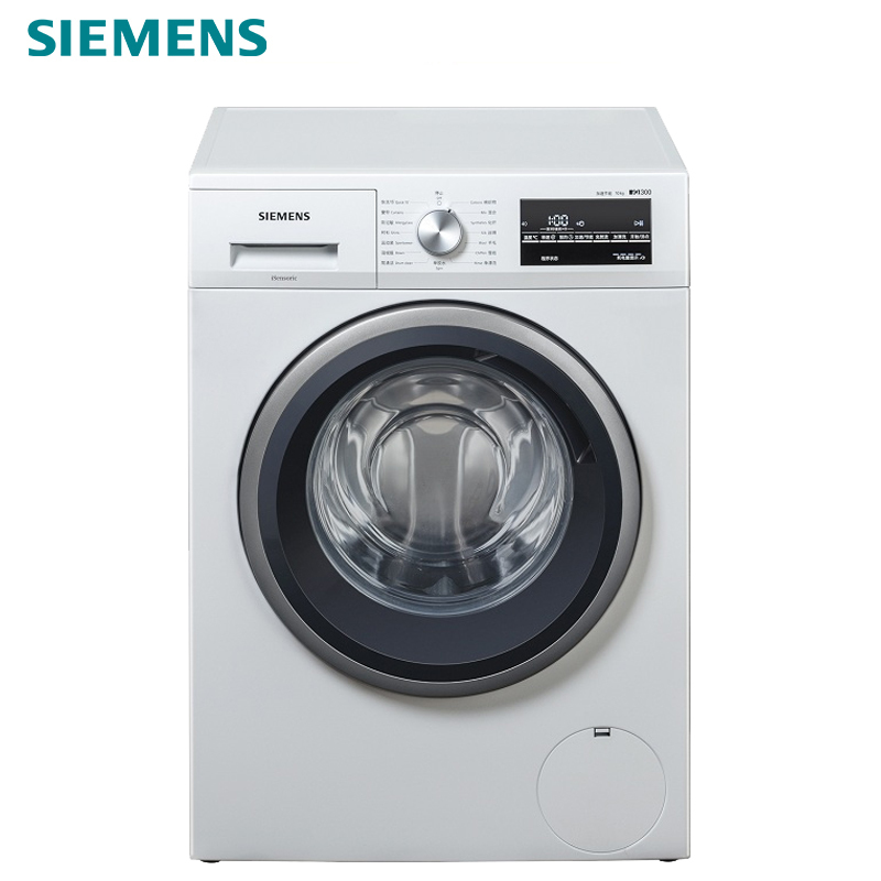 西门子siemens10公斤wm12p2602w全自动变频滚筒洗衣机家用大容量高温