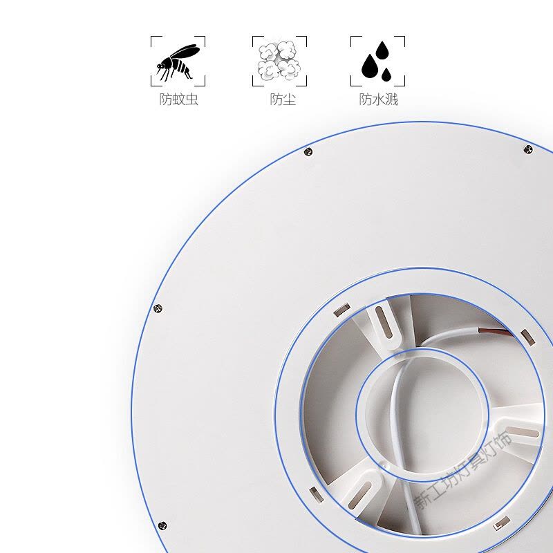 苏宁放心购 天际超薄吸顶灯led2.4cm简约现代卧室灯天际图片