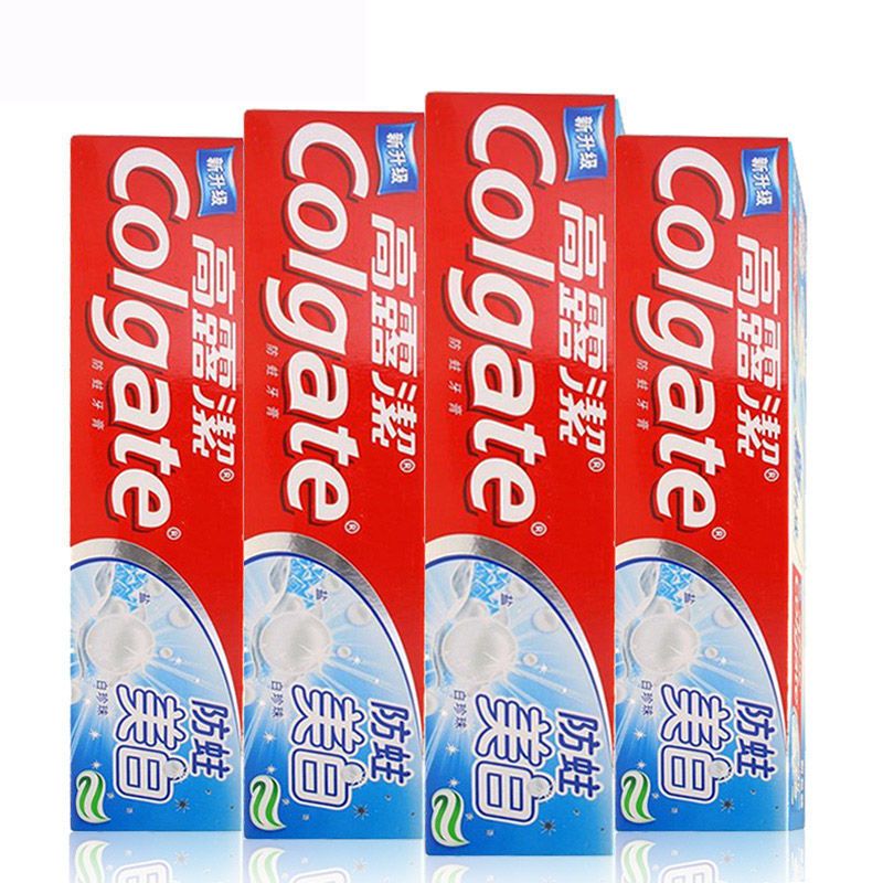 高露洁牙膏美白防蛀牙膏超强固齿牙膏薄荷味 140g美白防蛀[1支]