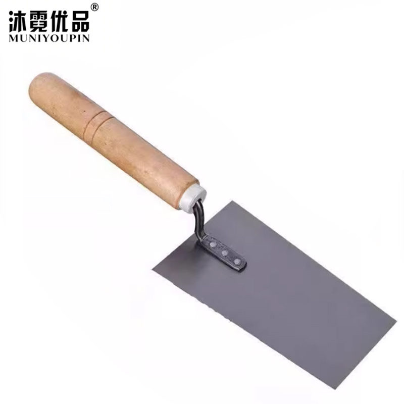 沐霓优品 木柄泥夹子锰钢抹子 小号 个高清大图
