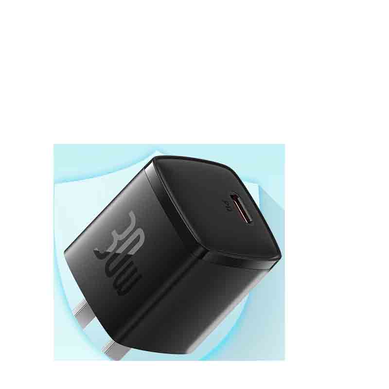 倍思 苹果数据线航空C转L20W 2m 黑+30W小方块Pro充电器1C 黑 适用于iPhone系列充电数据线高清大图