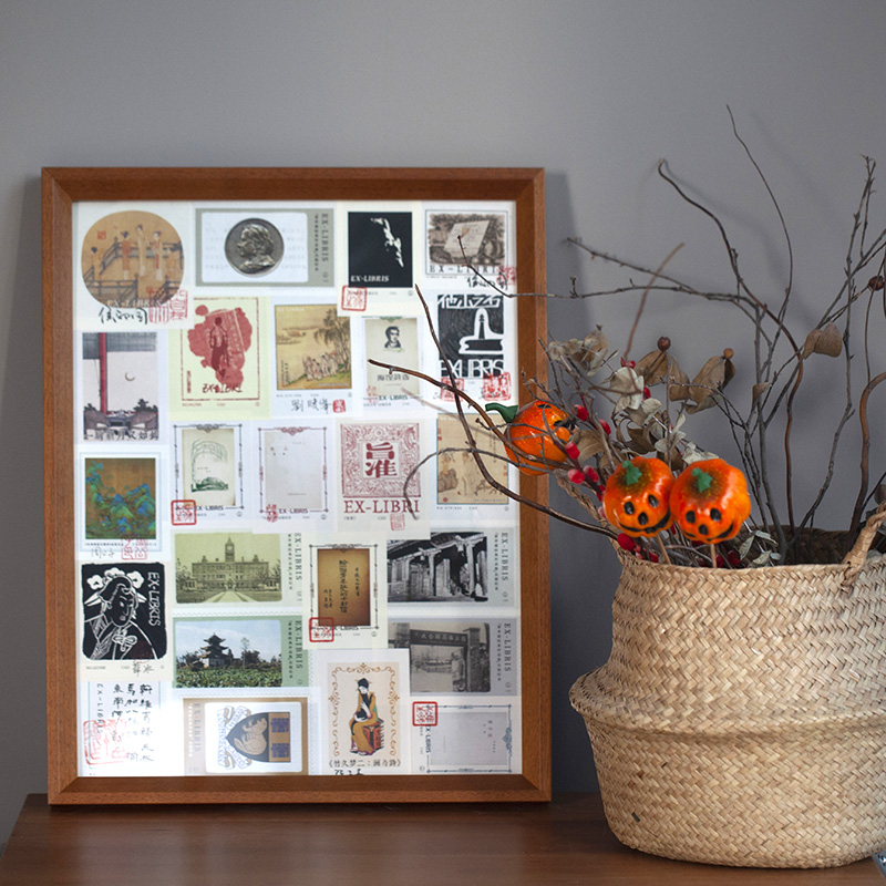 [正版] 藏书票装饰板 领读文化甄选 签名印章纪念版藏书票手工随机排版书籍冯骥才冯志费孝通竹久梦二侯印国茶之书作者24高清大图