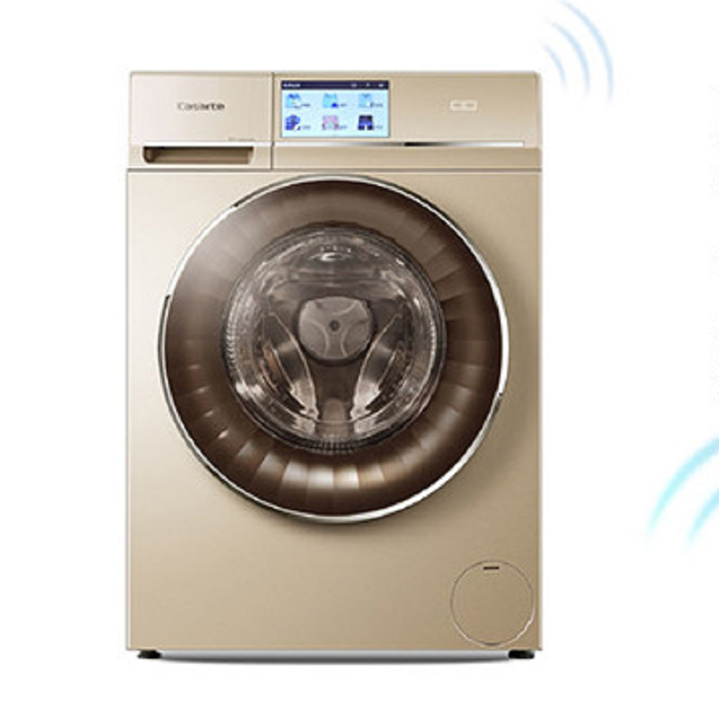 海尔(Haier)XQG90-B12826GU1 9公斤 变频全自动家用滚筒洗衣机 中途添衣 高温筒自洁 手机智控