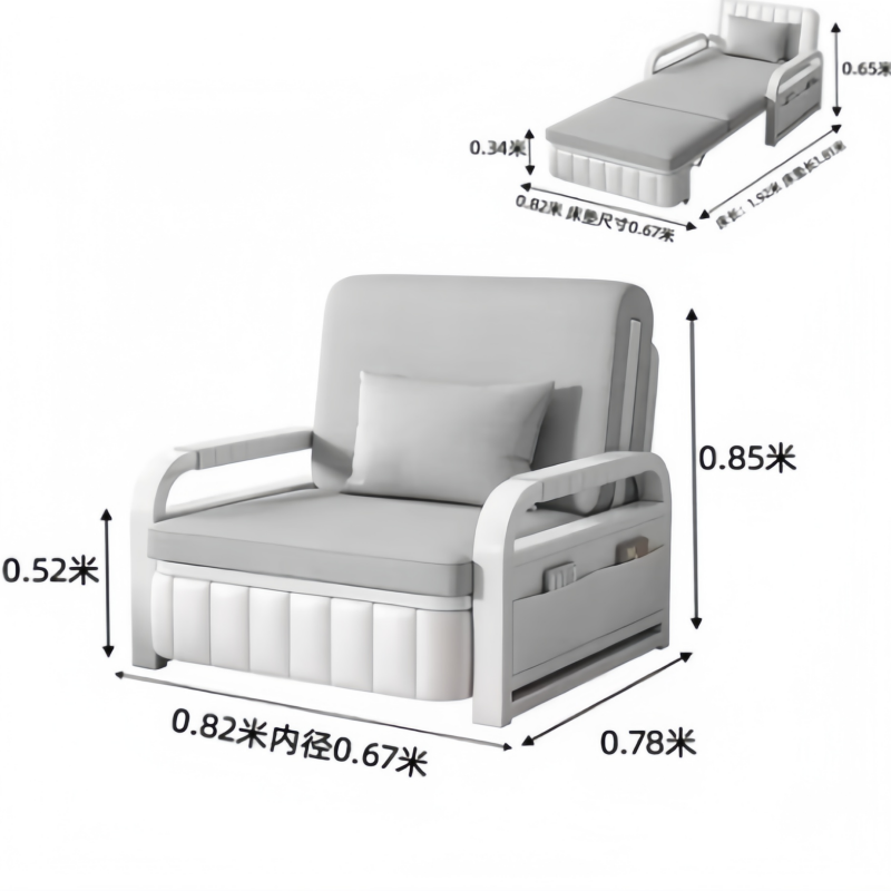 依韵珂沙发床82*78*85cm张高清大图