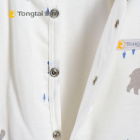 童泰TONGTAI婴童棉服秋冬纯棉薄棉连体衣1-24个月宝宝哈衣爬服儿童通用90cm