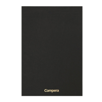 齐心 C8206 Compera 商务拍纸本（方格）A5 80张 黑 1本
