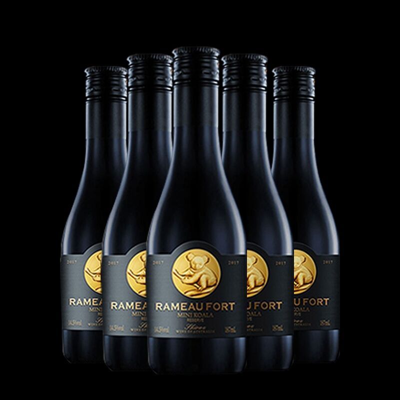 澳洲红酒拉摩图堡187ml小考拉西拉6瓶瓶装手提盒装团圆聚餐