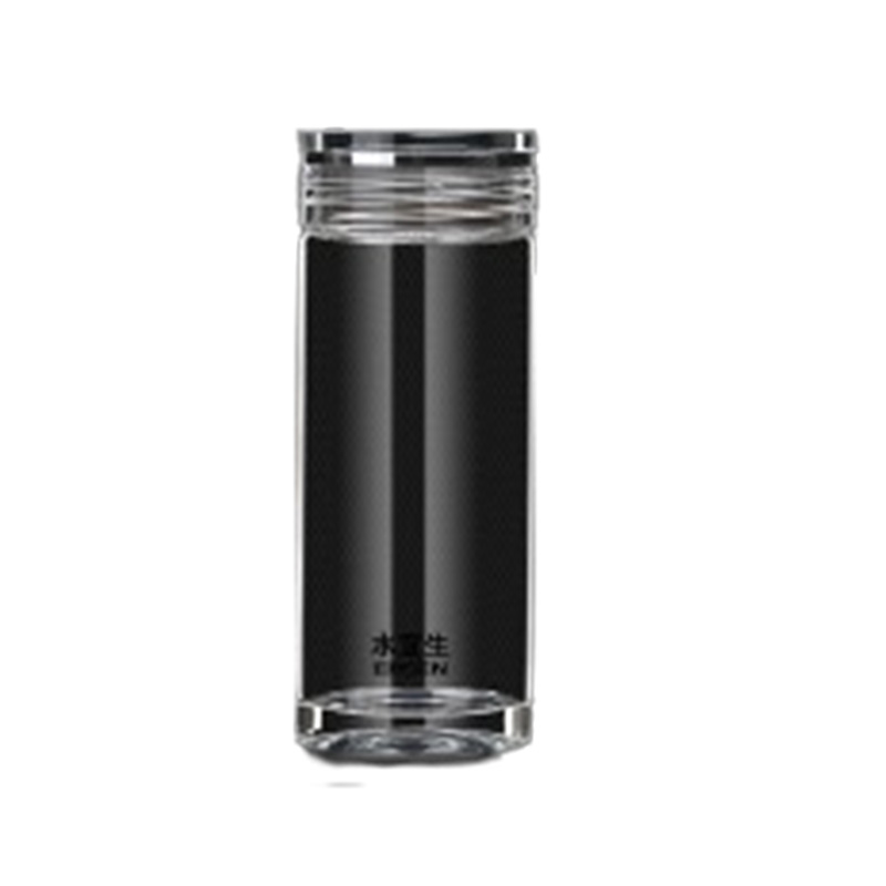 水宜生玻璃杯360ml单层加厚纯钛抑菌高透光率G525