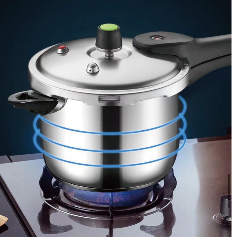 爱仕达asd爱仕达asd六保险不锈钢压力锅304不锈钢22cm不挑炉灶yc1822