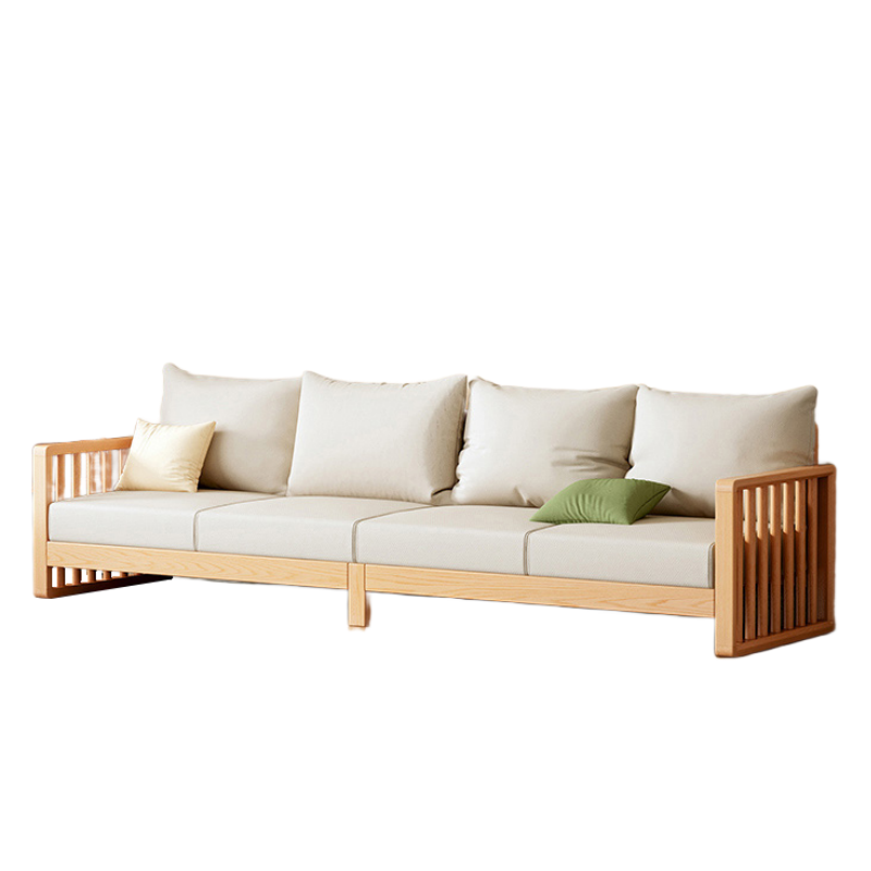 铭思达木质沙发四人位张高清大图