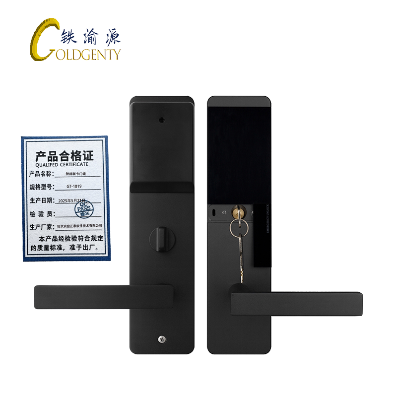铁渝源 智能刷卡门锁 GT-1019/把高清大图