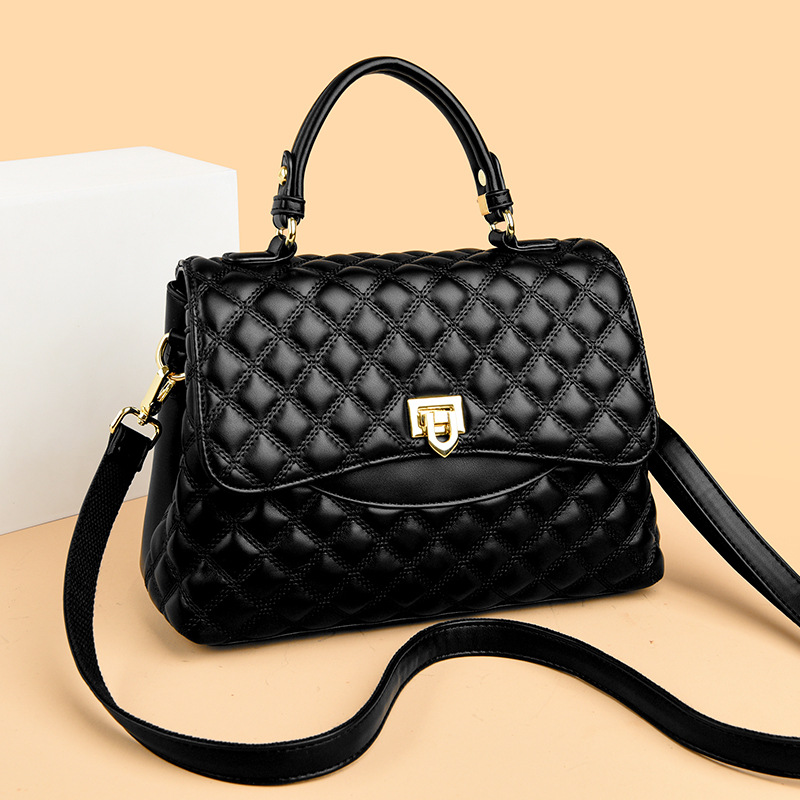 包包女包新款中年时尚斜挎包大气女手提包包单肩包女高清大图