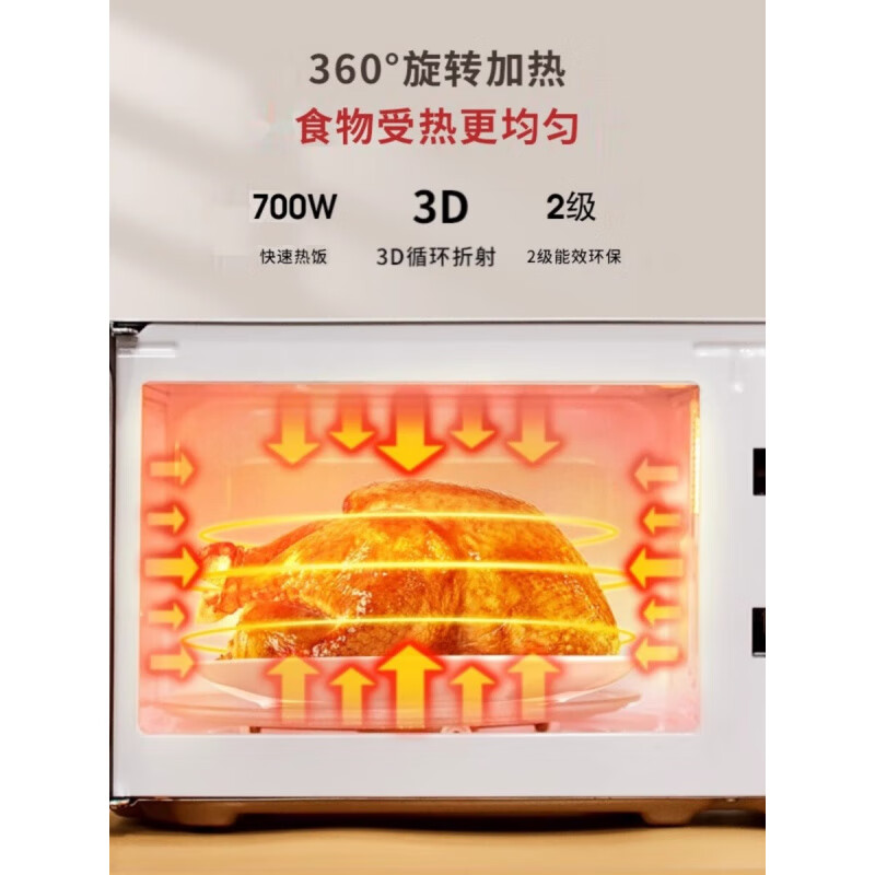 美的多功能微波炉家用多功能M1-L213C/211A家用微波炉20L电脑机械 美的经典机械款高清大图