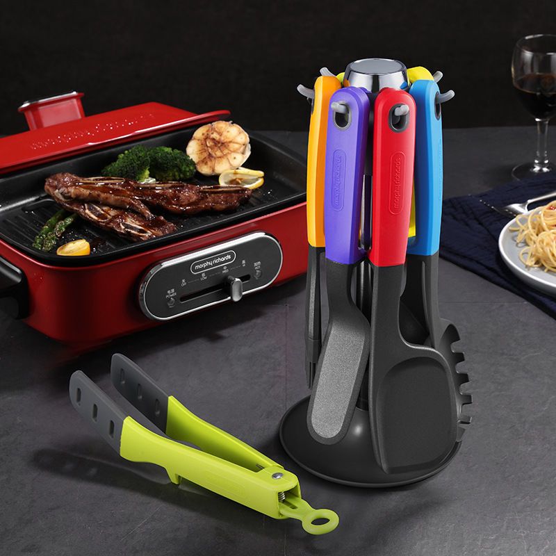 摩飞多功能料理锅硅胶厨具套装mr9088烹饪厨具七件套锅铲