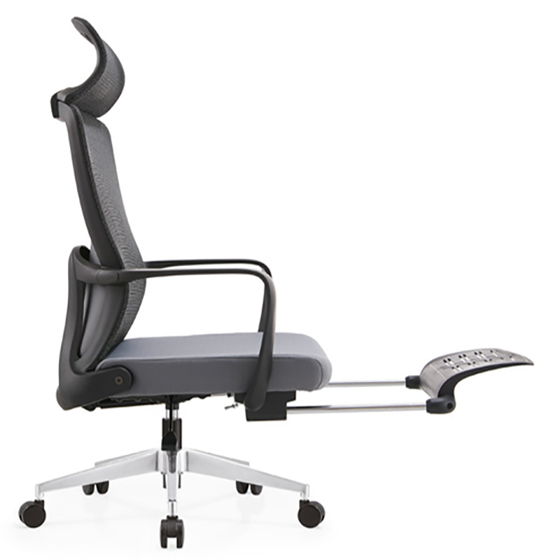 匡大 LM-270A1 午休办公椅人体工学电脑椅铝合金脚午休椅带脚踏LM-270A高清大图