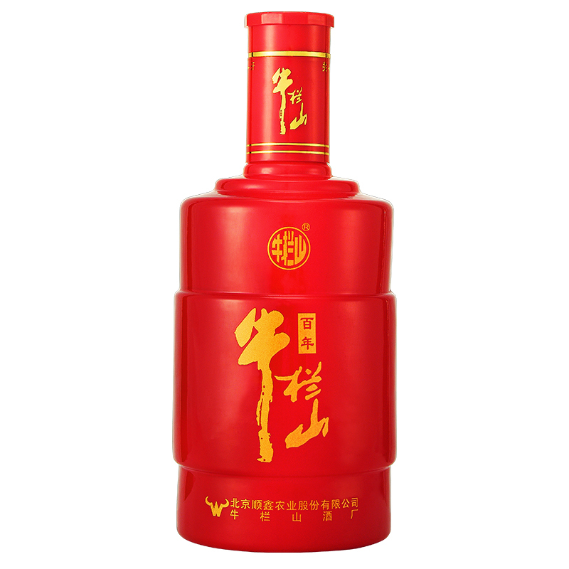 牛栏山 百年红六（6）年 35度 浓香型白酒 500ml*6瓶 整箱装