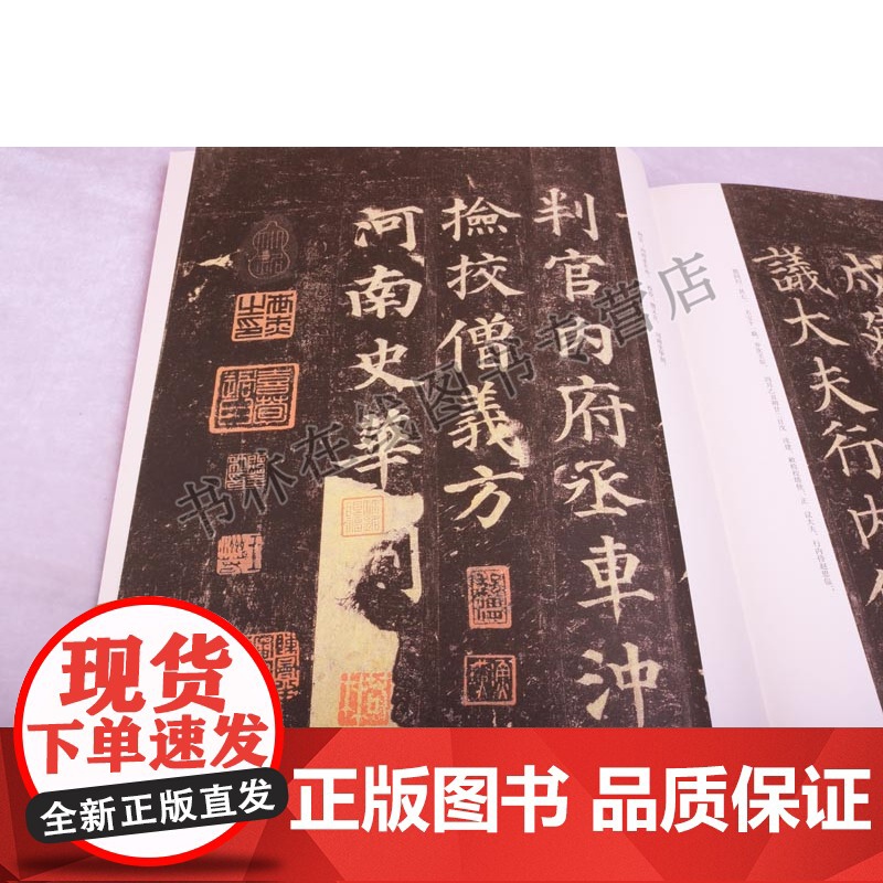 中国具有代表性书法作品放大本系列 颜真卿 多宝塔碑 张海 河南美术出版社高清大图